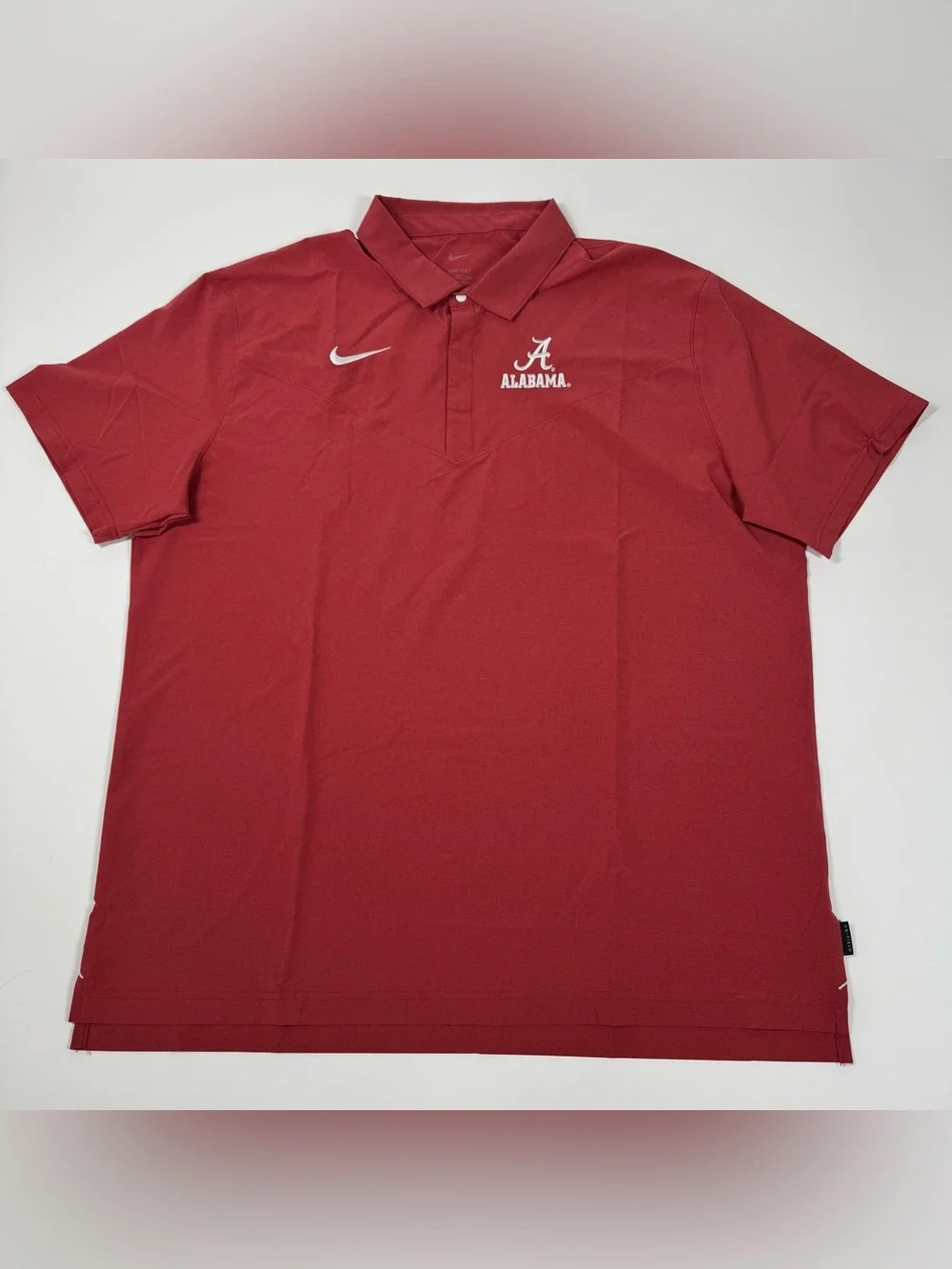 NCAA University Of Alabama Roll Tide Nike Dri-Fit On Field Polo Shirt Men 2XL